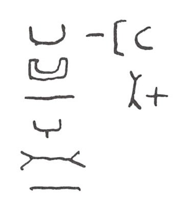 inscription of siglum WH 3733