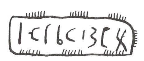 inscription of siglum WH 3741