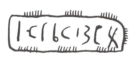 inscription of siglum WH 3741