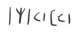 inscription of siglum WH 3762