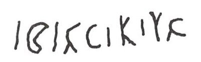 inscription of siglum WH 3781