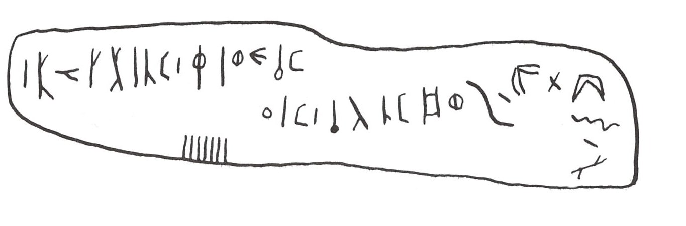 inscription of siglum WH 3838