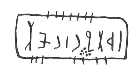 inscription of siglum WH 3842