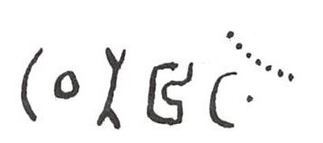 inscription of siglum WH 3852