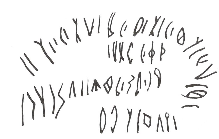 inscription of siglum WH 410