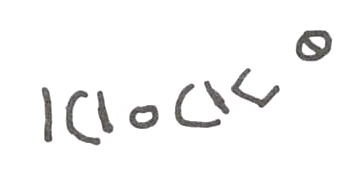 inscription of siglum WH 554