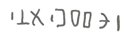 inscription of siglum WH 556