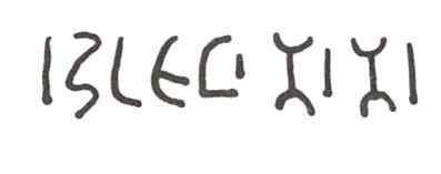 inscription of siglum WH 569