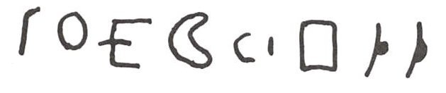 inscription of siglum WH 670