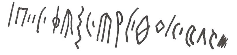 inscription of siglum WH 673