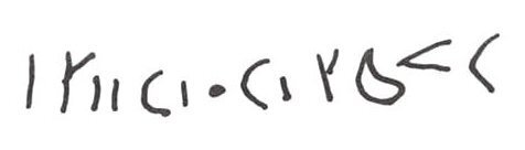 inscription of siglum WH 797