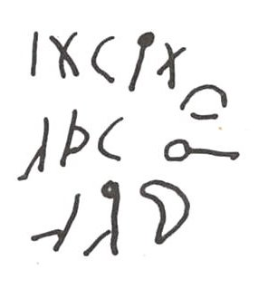 inscription of siglum WH 798