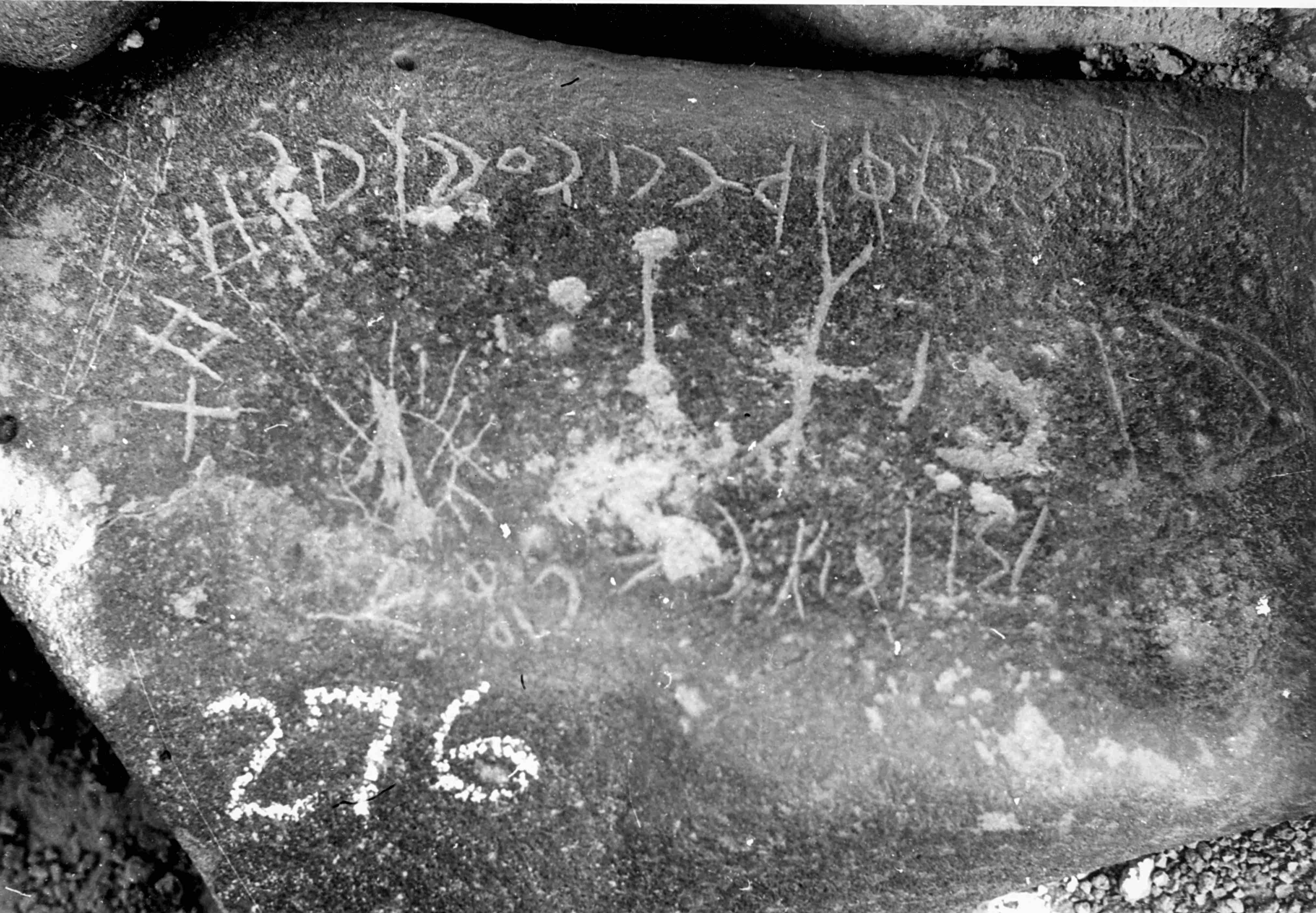 inscription of siglum WH 838