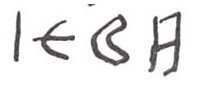 inscription of siglum WH 903.2