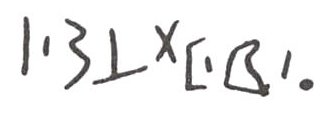 inscription of siglum WH 905