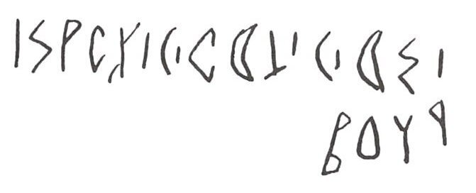 inscription of siglum WH 931