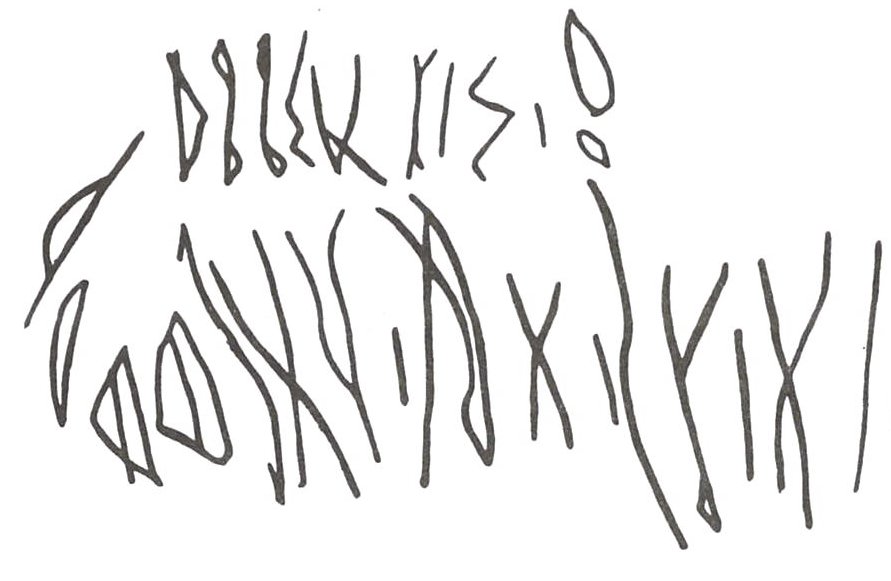 inscription of siglum WH 932