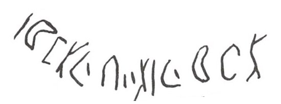 inscription of siglum WH 964