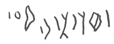 inscription of siglum WH 977