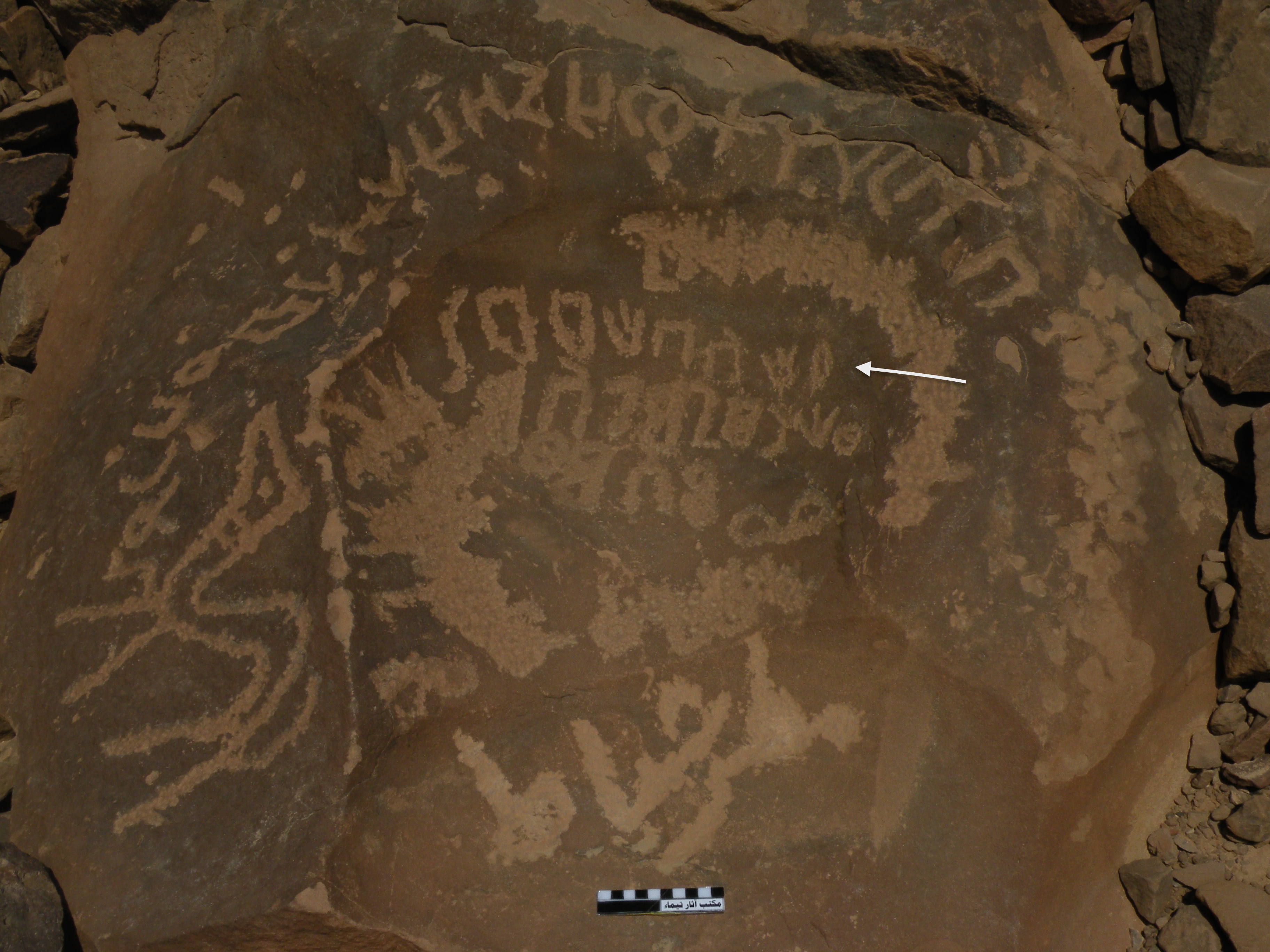 inscription of siglum WTay 09 (line 1)