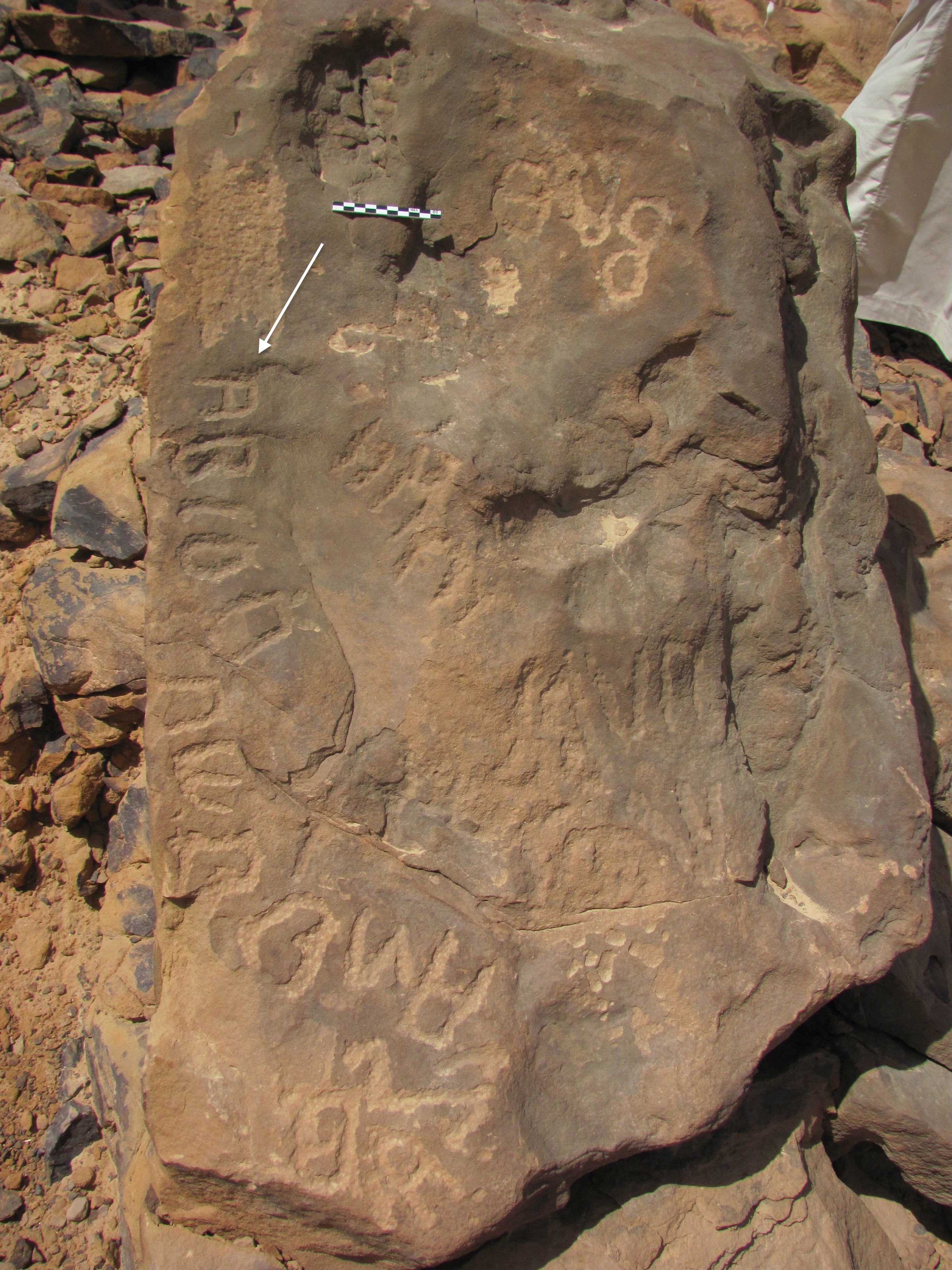 inscription of siglum WTay 14