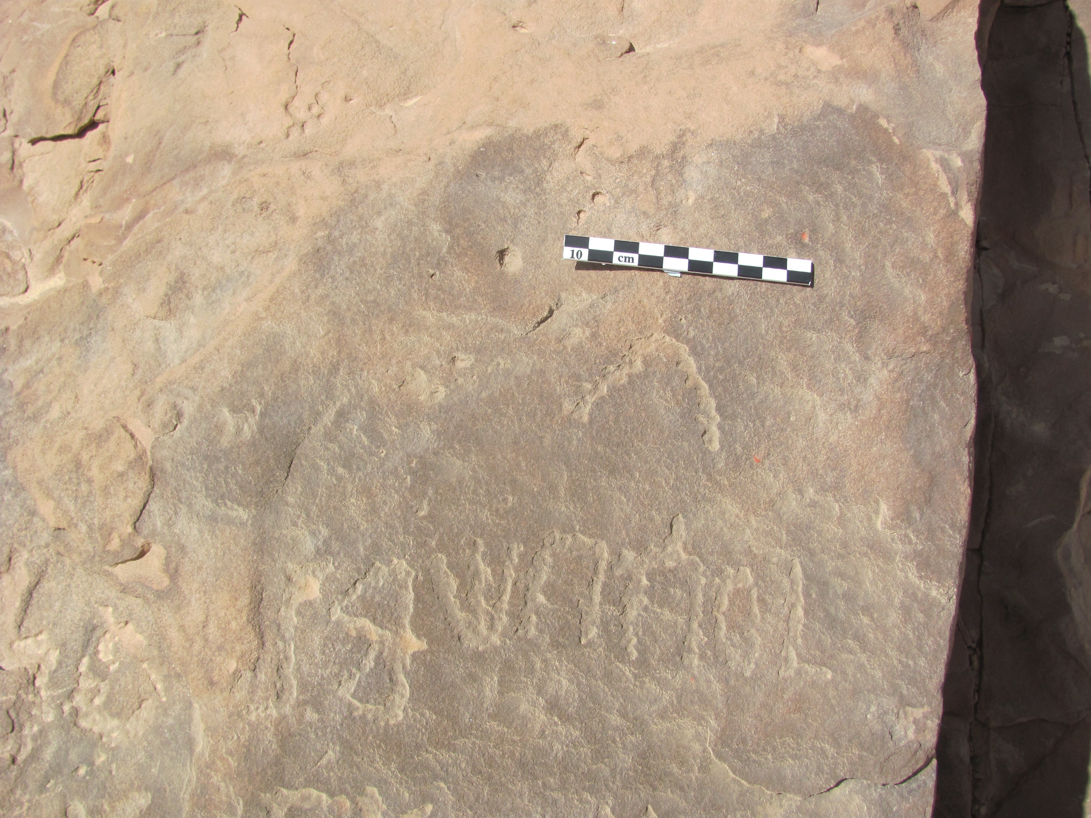 inscription of siglum WTay 28