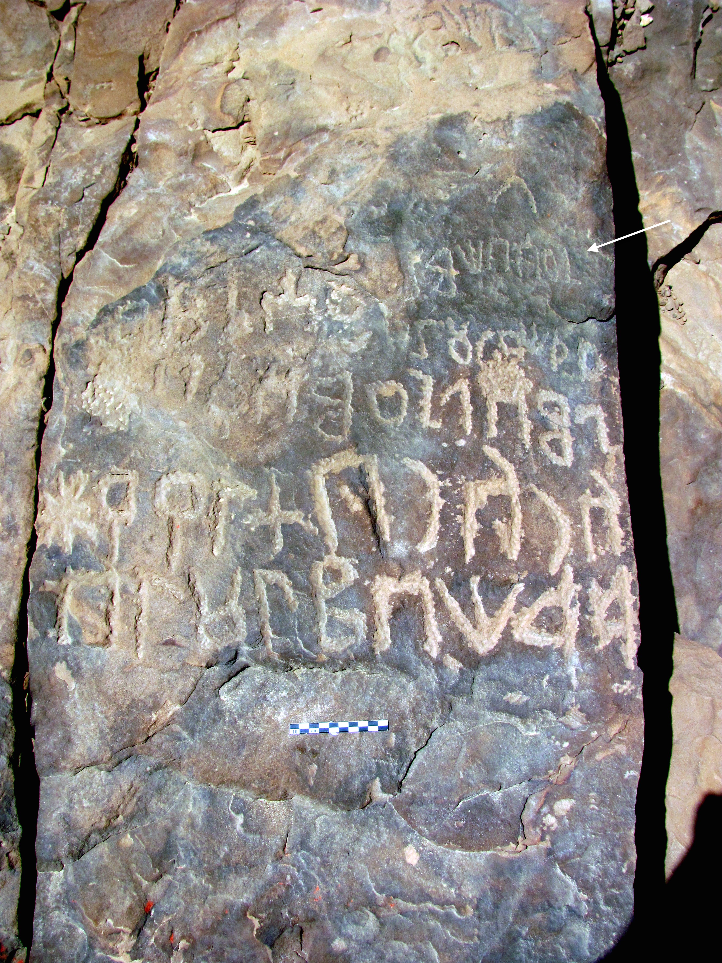 inscription of siglum WTay 28