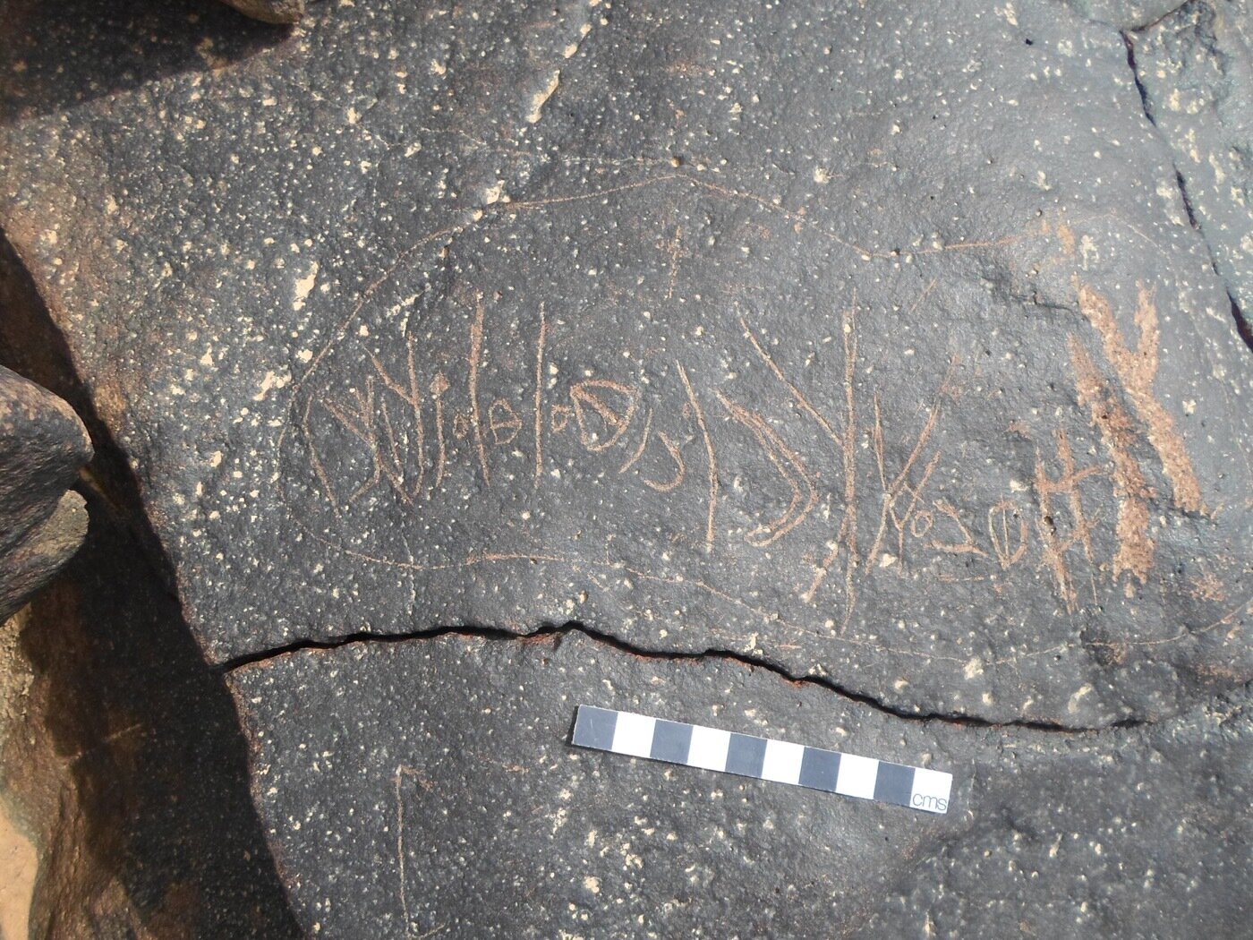 inscription of siglum ZMMS 201