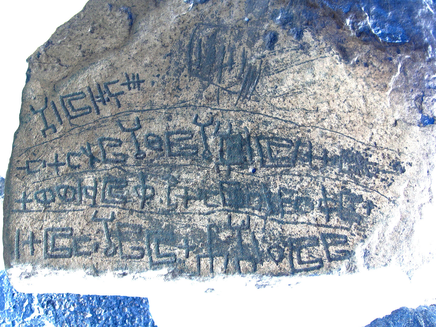 inscription of siglum ZMMS 205