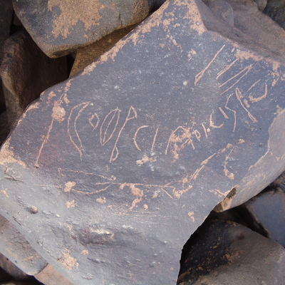 inscription of siglum ZMMS 81