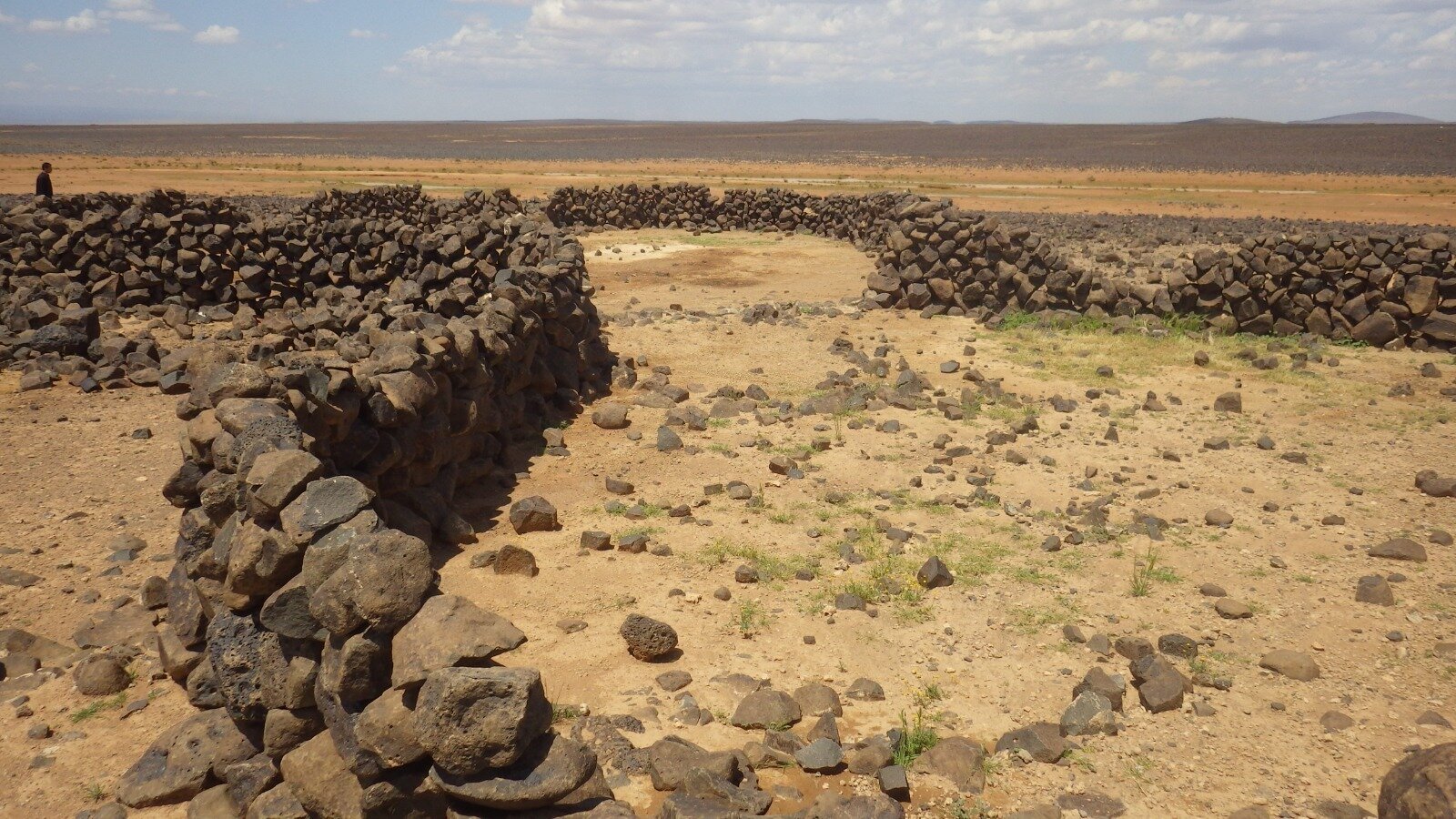 Image of stone animal enclosure